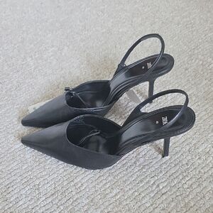 Zara Black Heels